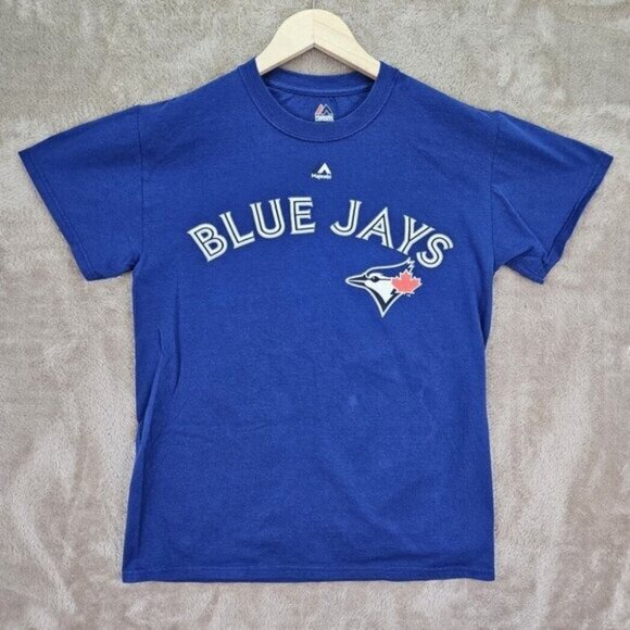 Toronto Blue Jays Josh Donaldson #20 T-Shirt Blue Short Sleeve MLB Men's Size S - Picture 1 of 10